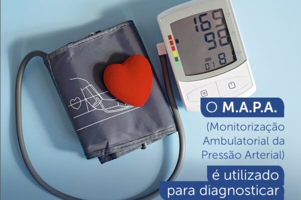 M.A.P.A. (Monitorização Ambulatorial da Pressão Arterial) diagnostica quais problemas?