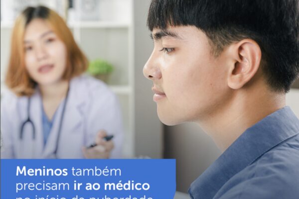 Meninos também precisam ir ao médico